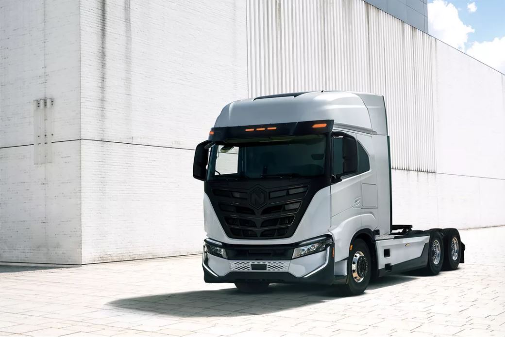 A drayage company receives Nikola's first zero-emission Tre trucks.