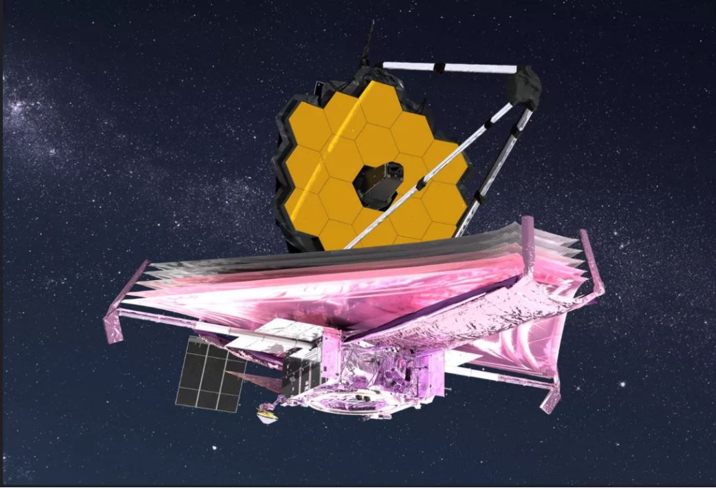 NASA's James Webb Space Telescope deployment is complete as the mirror unfolds.