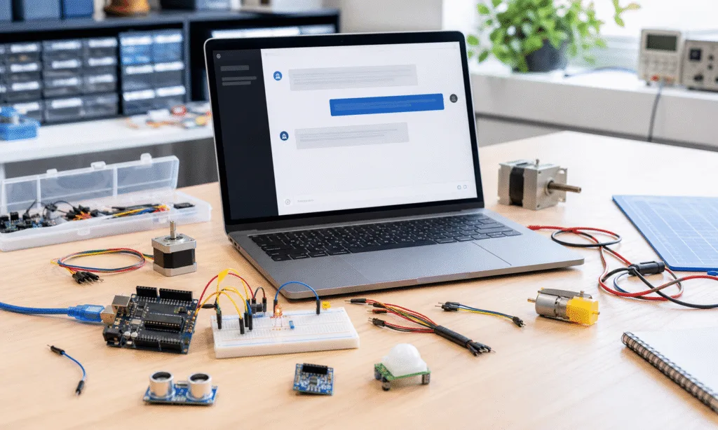 Hero visual representing Lovable Backs Atech’s Push to Bring AI Prompting to Hardware Prototypes, focused on AI hardware prototyping