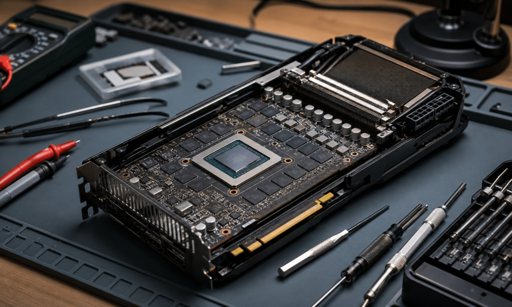 Hero visual representing Broken RTX 5090 GPUs Are Being Sold for Around $1,760