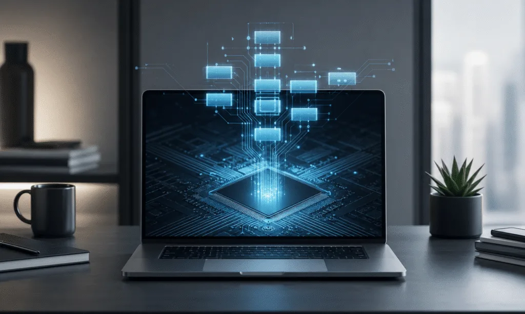 Hero visual representing Claude Mythos and Apple MIE: What Calif’s macOS Exploit Means for Mac Buyers, focused on Claude Mythos Mac exploit