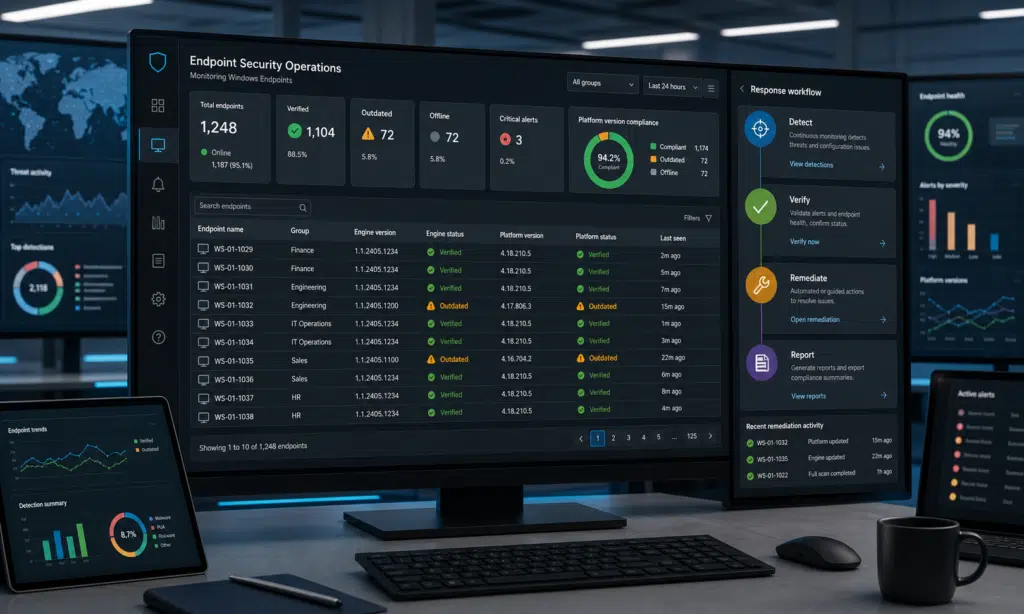 Hero visual representing Microsoft Defender zero-days: what Windows admins should check now
