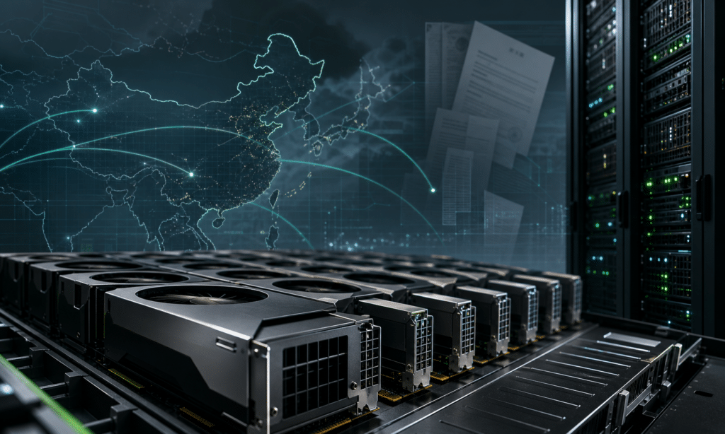 Hero visual representing Jensen Huang Says Nvidia’s China AI Accelerator Share Has Fallen to Zero, focused on Nvidia China AI accelerator market share