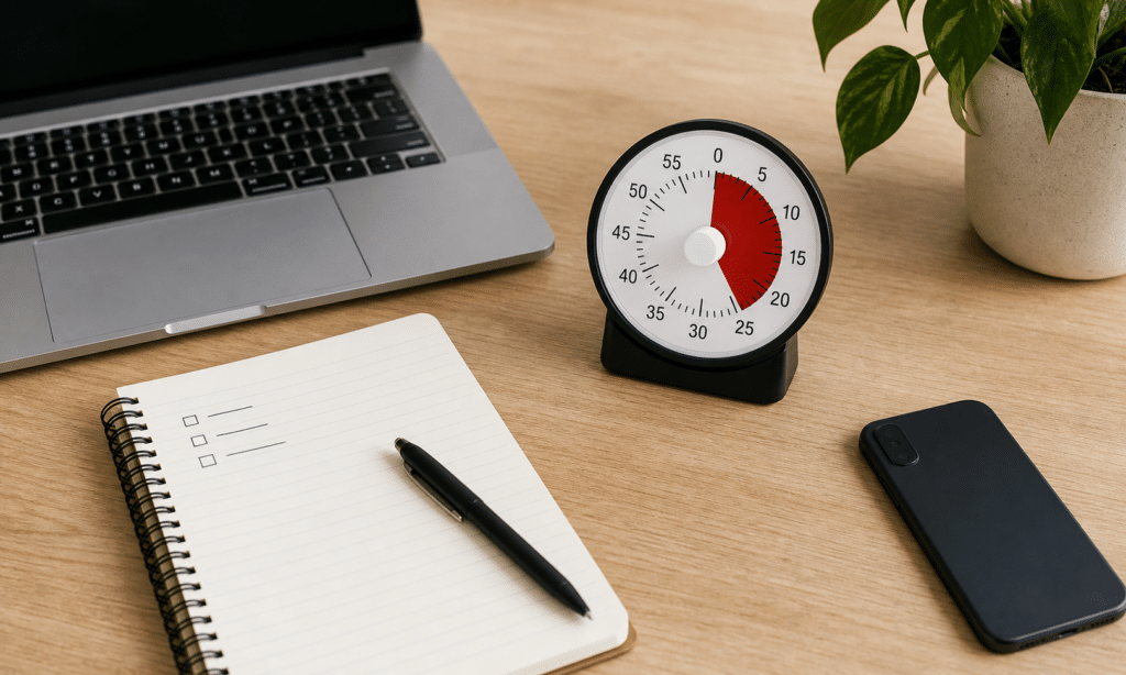 Review hero visual for Pomodoro Technique Review: A Simple System for Focused Work