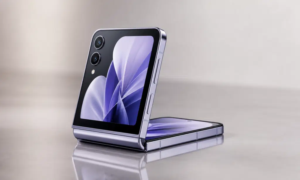 Hero visual representing Samsung Galaxy Z Flip 8 Design: What the Early Leaks Suggest