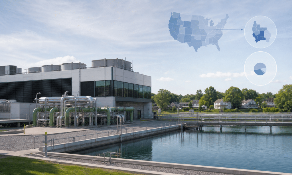 Hero visual representing AI Data Center Water Use Is a Local Problem, Not a Global One
