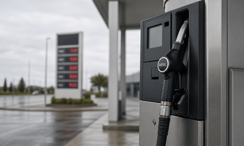 Hero visual representing Diesel Price Hike Possible Next Week as Middle East Tensions Weigh on Oil