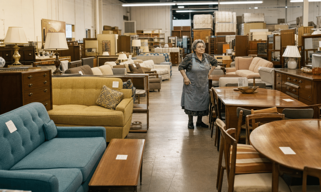Hero visual representing Rose Blumkin and the Retail Discipline Behind Nebraska Furniture Mart