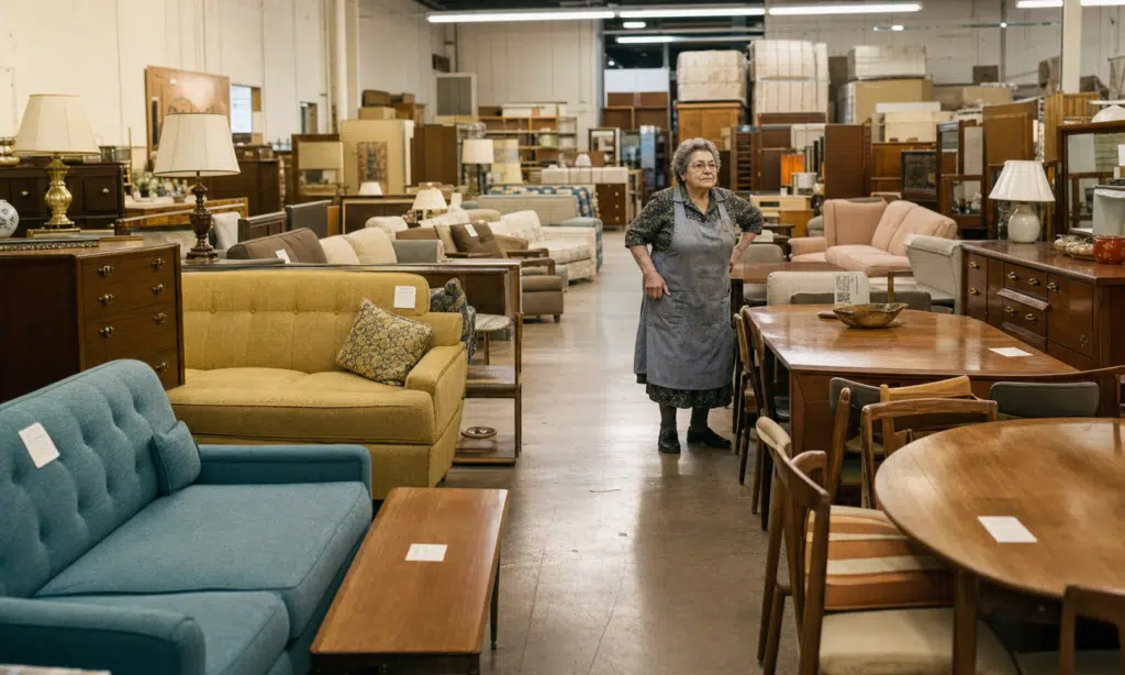 Hero visual representing Rose Blumkin and the Retail Discipline Behind Nebraska Furniture Mart