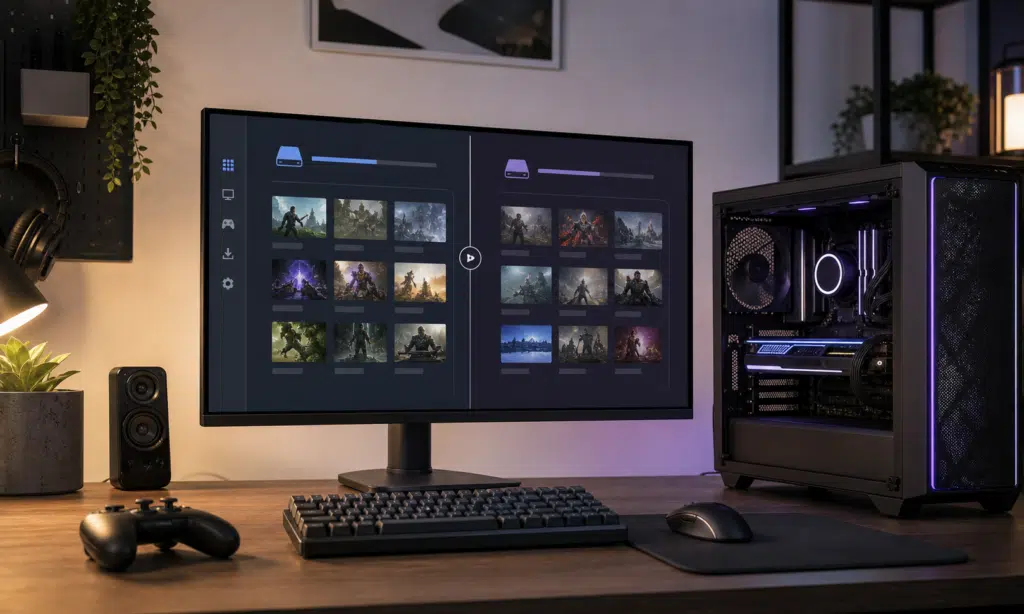 Hero visual representing SteamOS for Every Gaming PC Still Has One Big Catch, focused on SteamOS general release