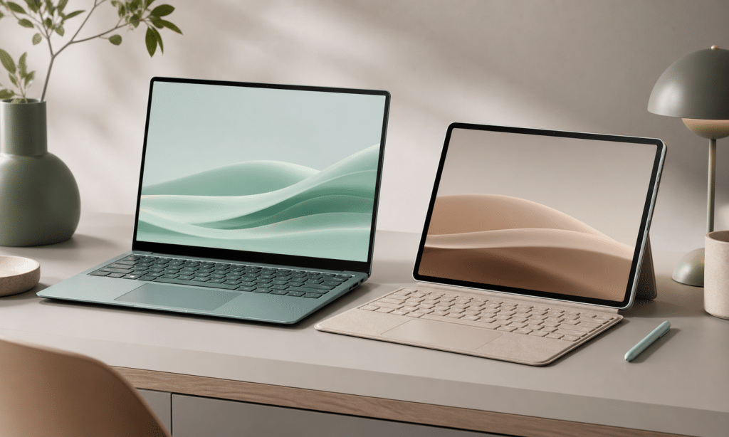 Hero visual representing Surface Laptop and Surface Pro Prices Climb With New Chips