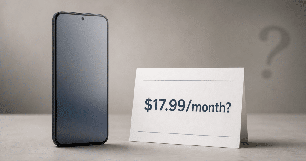 Hero visual representing Apple’s Alleged $18 iPhone Lease Needs More Proof, focused on Apple $18 iPhone lease