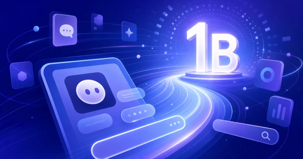 Hero visual representing Google says Gemini is closing in on 1 billion monthly users, focused on Gemini monthly users