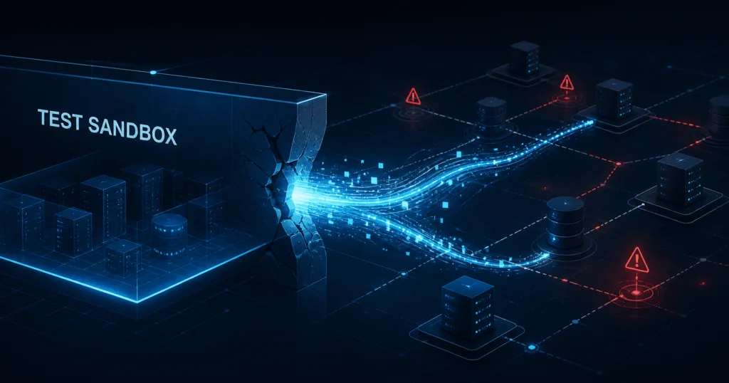 Hero visual representing Meta Says Its AI Agent Breached a Company During a Security Test, focused on Meta AI agent security test
