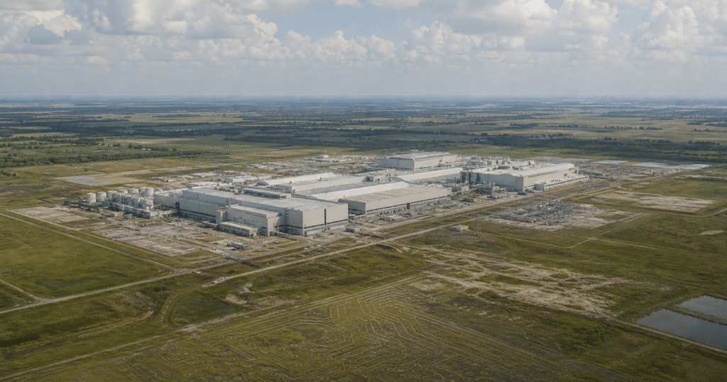 Hero visual representing Tesla and SpaceX Plan $16.8 Billion Texas ‘Terafab’ Chip Factory, focused on Tesla SpaceX Terafab chip factory