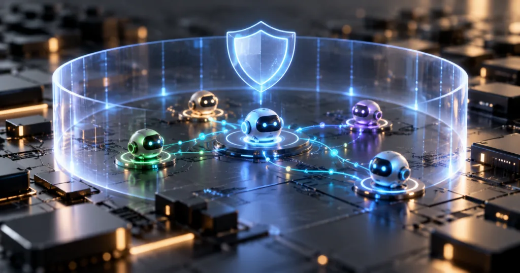 Hero visual representing Nvidia's Open Agent Safety Platform aims to rein in AI agents, focused on Nvidia Open Agent Safety Platform