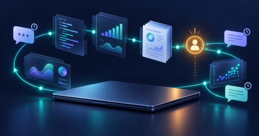 Hero visual representing OpenAI Dots aims to keep AI agents working between chats