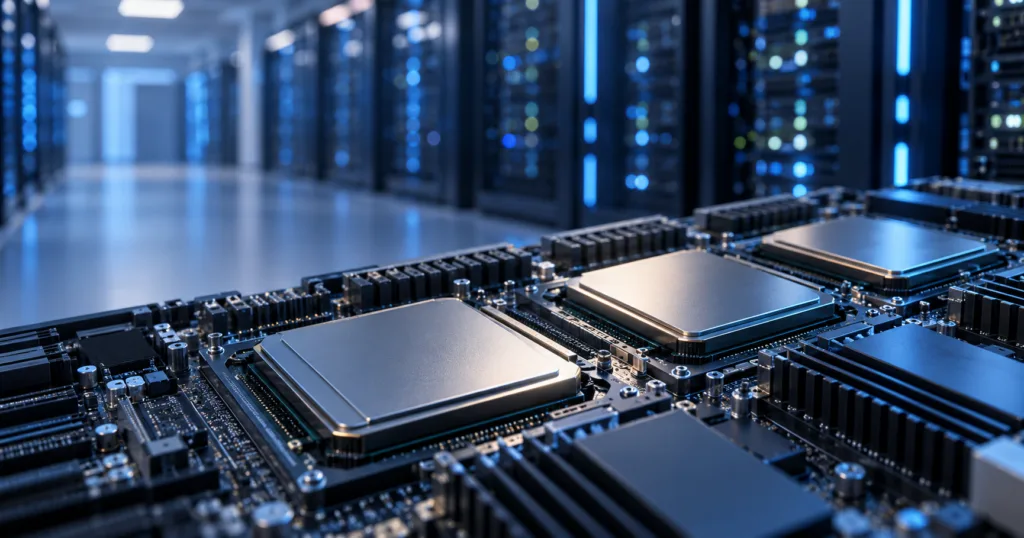 Hero visual representing OpenAI reportedly plans to buy Google's AI chips, focused on Google AI chips