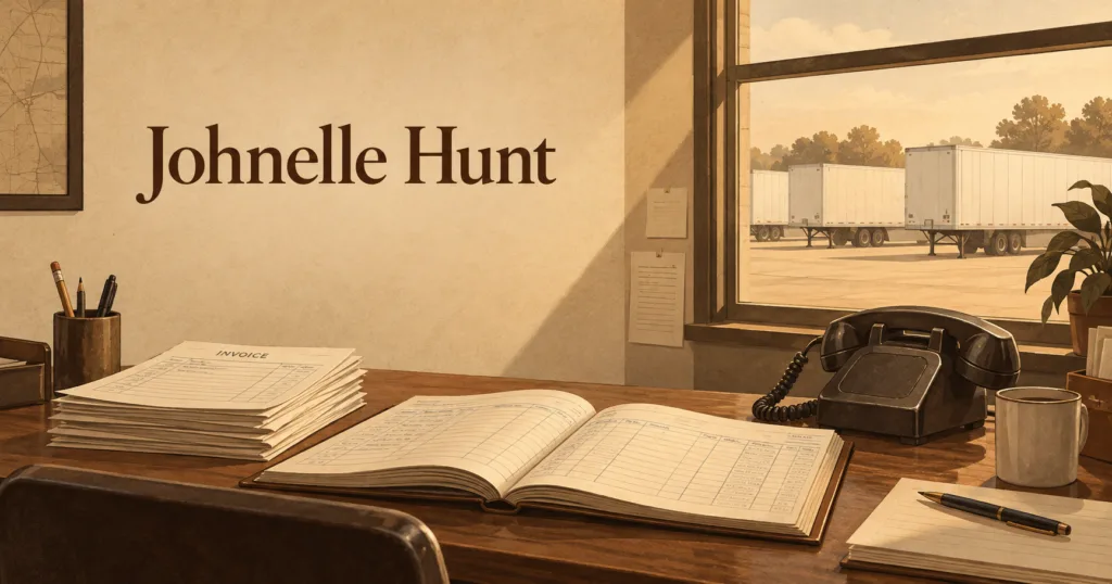 Hero visual representing Johnelle Hunt and the work behind J.B. Hunt’s growth