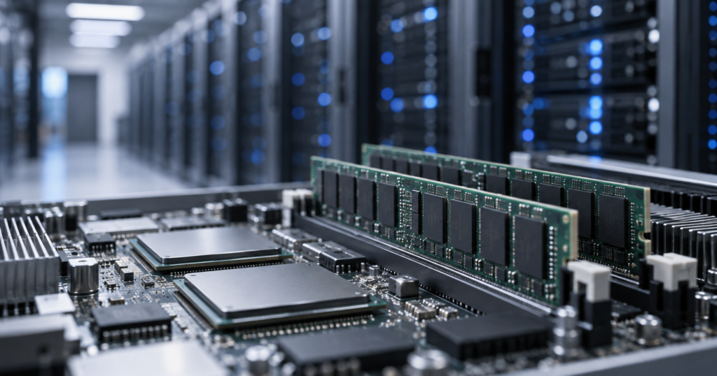 Hero visual representing Micron’s AI boom raises the stakes for memory stocks