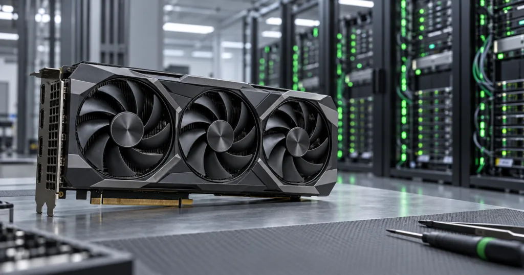 Hero visual representing Nvidia RTX 5090 listings disappear amid production rumors