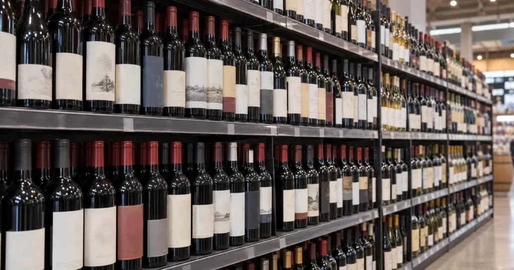Hero visual representing Wine surplus pushes premium bottles into private labels